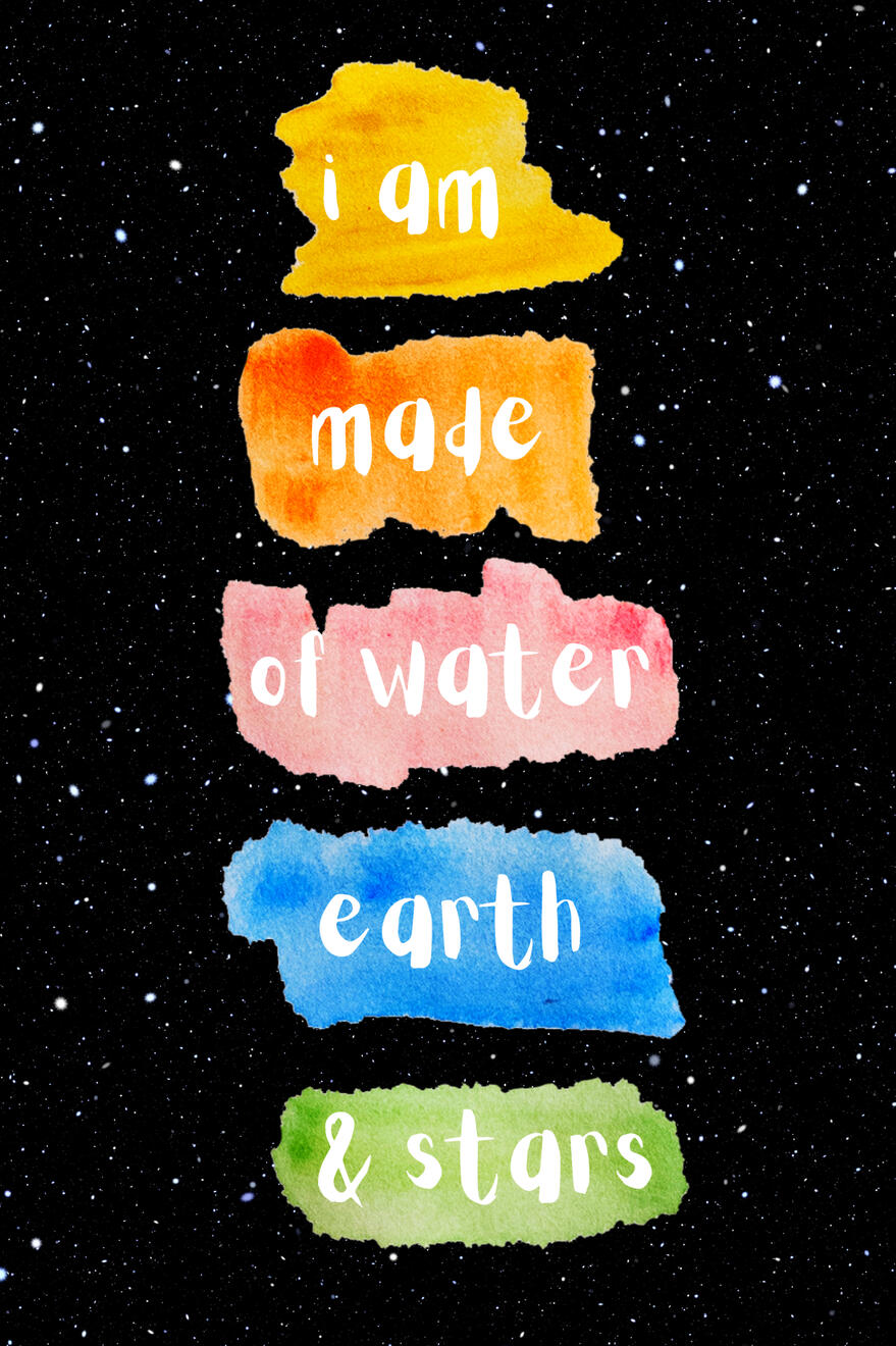 “not masc not femme but water earth &amp; stars” by Kai Minosh Pyle